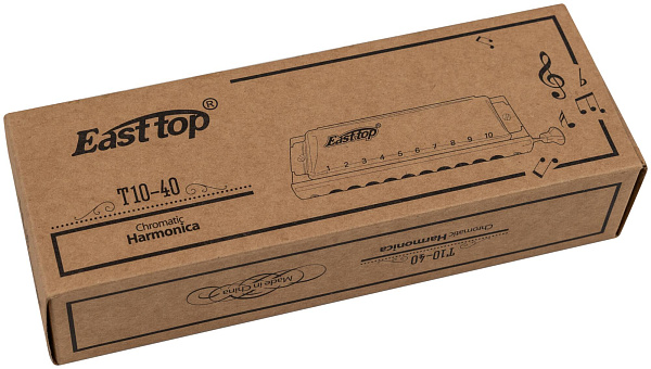 EASTTOP T10-40 C - Губная гармоника хроматическая