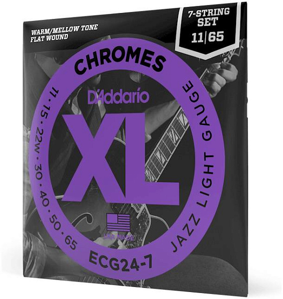 D'ADDARIO ECG24-7 - Струны для электрогитары 7-струнной