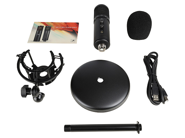 Микрофон Antelope Audio [Axino Synergy Core] конденсаторный, USB, 24 бит/192 кГц, диафрагма: 34 мм, кардиоида, 20 Гц - 20 кГц, уровень звукового давления: 140 дБ (<1% THD при 1 кГц), USB тип B (совместим с USB 2.0)