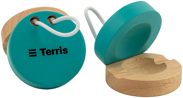 TERRIS CNT-MWC lake blue - Кастаньеты деревянные