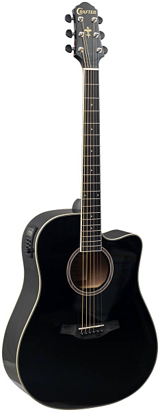 CRAFTER HD-250 CE/BK - Гитара электроакустическая шестиструнная