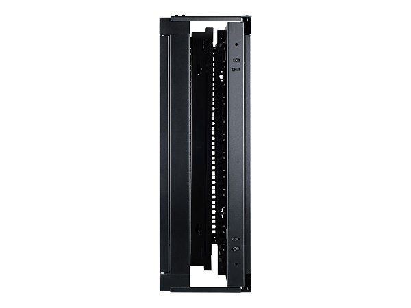 Настенный шкаф Wize Pro [W12UQSR] 19", 12U, быстрая сборка без инструментов, 600х600 мм, стеклянная передняя дверь, задняя стенка металлическая, неоткидная, макс. вес нагрузки 50 кг, сталь, черный