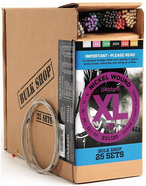 D'ADDARIO EXL125-B25 - Струны для электрогитары