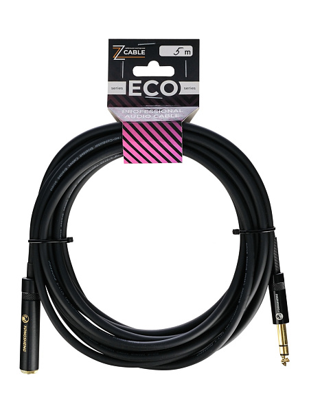 E53-6,35-6,35F-0500-0 Удлинитель 6,35-6,35мм female, 5м, ZZcable
