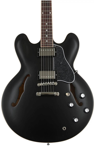 GIBSON 2019 ES-335 SATIN TRANS BLACK полуакустическая электрогитара, цвет...