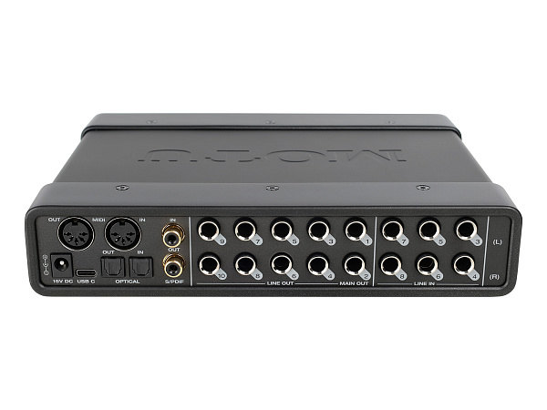 Аудиоинтерфейс USB [8453] Motu [UltraLite-mk5] АЦП/ЦАП: 24бит/192кГц, ЦАП ESS Sabre32, 120 дБ, THD+N: -114 дБ, 2xCombo XLR/TRS, 1/4" TRS, RCA S/PDIF, ADAT Toslink, MIDI, USB-C