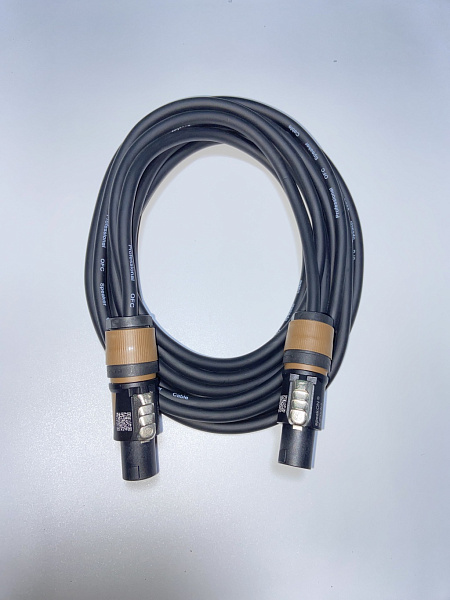YES-SP001NE-5m Кабель акустический с разъёмами Neutrik Speakon, 5м, YES