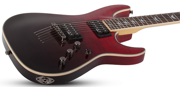 Электрогитара SCHECTER [OMEN EXTREME-6 BB] электрогитара 6-струнная, корпус: красное дерево, топ: стеганый клен, гриф: клен, накладка: палисандр, 24 лада, цвет: Blood Burst (BB)