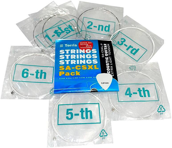 TERRIS SA-CSXL-Pack - Струны для акустической гитары