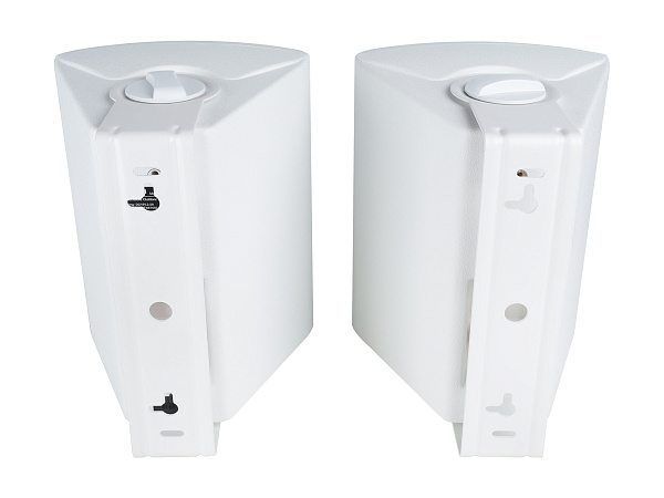 Акустическая система Gemini [GHSI-W525BT-PR-WHT] Активная + пассивная АС, 5.25" НЧ + 0.75" ВЧ, мощность RMS/Peak 60/150 Вт, АЧХ 45-20000 Гц, динамики: 5" НЧ, 1" ВЧ, IP44, BT, 3,5 мм AUX вход, 3,5 мм AUX выход, настенные крепления, пульт ДУ, цвет белый