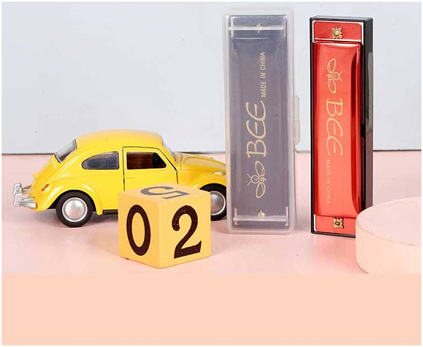 BEE DF10A-1 RED - Губная гармоника диатоническая