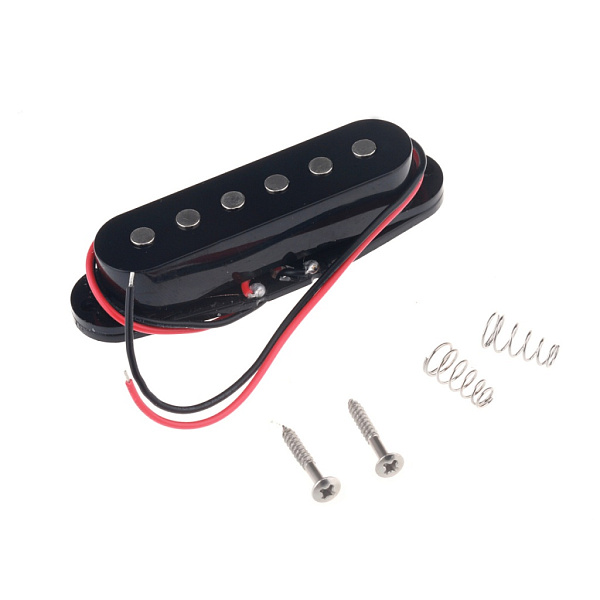 M520 Звукосниматель сингл Strat, средний(middle), черный, Musiclily