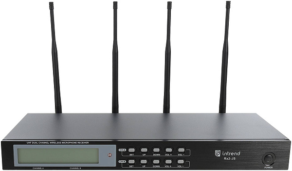 INTREND ITWMIC-JS-LH - радиосистема цифровая UHF, двухканальная. 2 поясных...