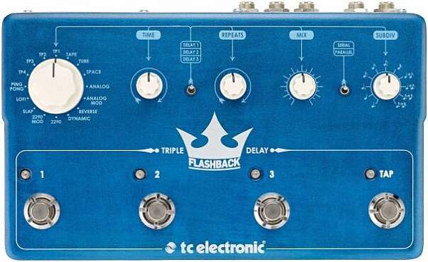TC ELECTRONIC FLASHBACK TRIPLE DELAY - Педаль эффектов