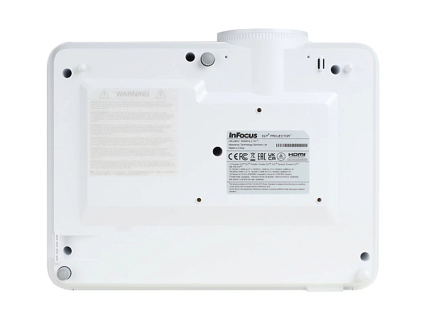 Проектор InFocus [IN0046SL] DLP, 4700 lm, WXGA, 30 000:1, 1.19~1.54:1, 2xHDMI 1.4, VGA in/out, Composite Video, 3.5mm in/out, USB-A(питание), RS-232, RJ-45, лампа 15 000ч.(ECO mode), 10W, 27дБ, 2,9 кг,  PJ-Link, БЕЛЫЙ