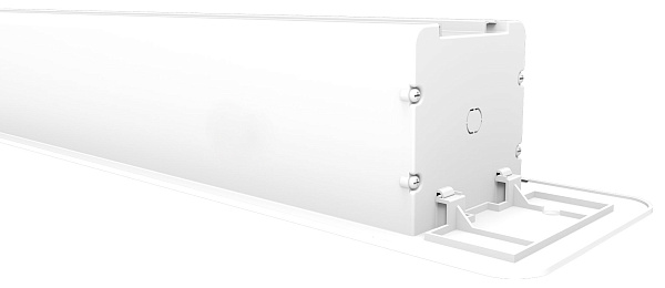 [LMRC-100105] Встраиваемый экран с электроприводом Lumien [Master Recessed Control] 180х244 см (раб.область132х234 см) (106") MW Fiberglass чёрн.кайма по периметру, черн.кайма сверху 43 см,триггер,RS232,IR,RF управл.в комплекте, цвет корпуса белый 16:9