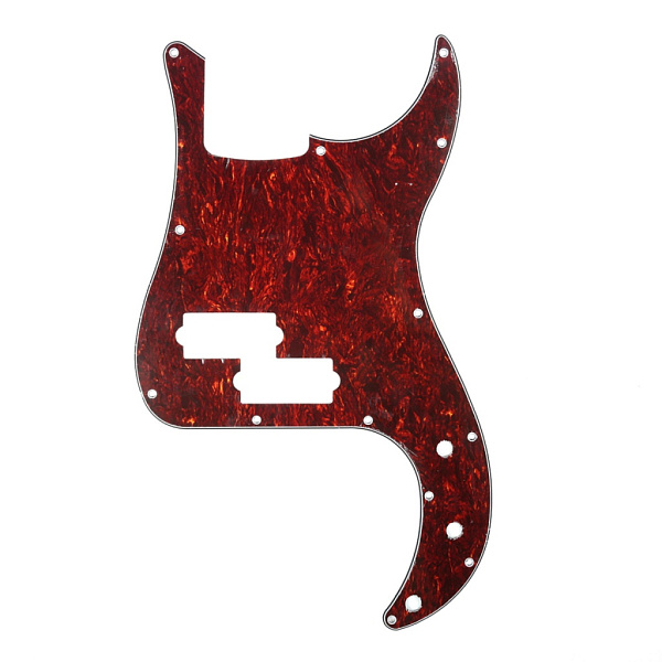 MX0375 Пикгард для бас-гитары Precision Bass, 4 слоя, черепаший панцирь, Musiclily