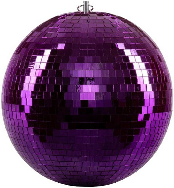 LAUDIO WS-MB25PURPLE Зеркальный шар, 25см, фиолетовый, LAudio
