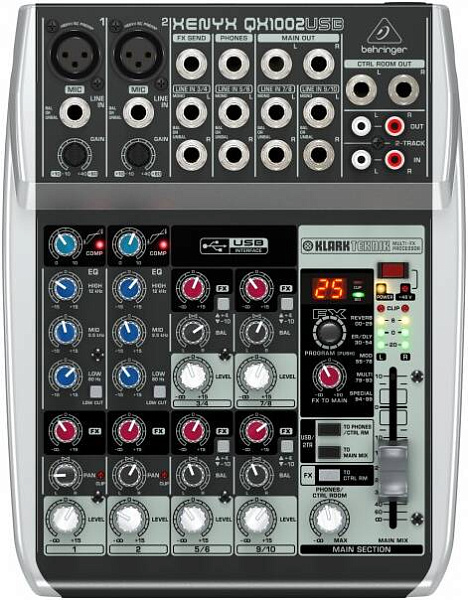 BEHRINGER XENYX QX1002USB - Микшерный пульт