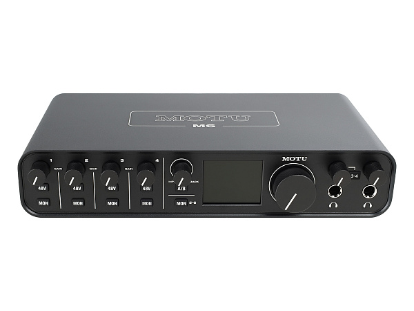 Аудиоинтерфейс USB [3160/3161] Motu [M6] АЦП/ЦАП: 24 бит/192 кГц, ЦАП ESS Sabre32 Ultra, дин. диапазон: 120 дБ, THD+N: -110 дБ, 4xCombo XLR/TRS, 2x1/4" TRS Jack входа / 4x1/4" TRS Jack выхода, 2x1/4" TRS Jack выхода для наушников, MIDI, USB-C