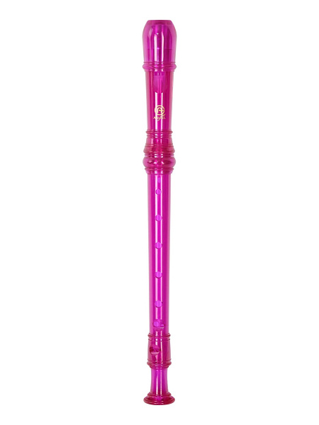 ASRB-251PR (ESRB-251PR) Color Блокфлейта сопрано, фиолетовая, барочная сист, пластик, 2 части, Angel