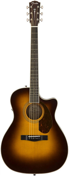 FENDER PM-4CE AUDITORIUM LTD SUNBRST - Гитара электроакустическая шестиструнная