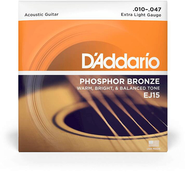 D'ADDARIO EJ15 - Струны для акустической гитары