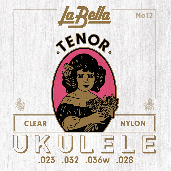 12-TENOR Комплект струн для укулеле тенор La Bella
