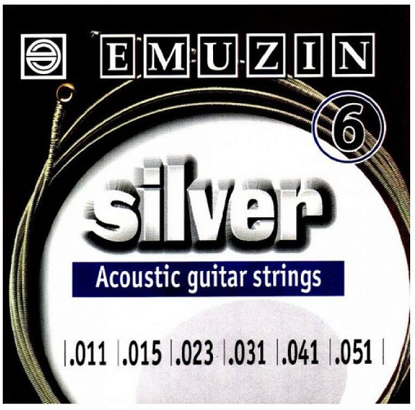 EMUZIN 6А205 - Струны для акустической гитары