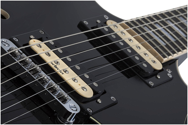 SCHECTER CORSAIR G. BLACK - полуакустическая электрогитара