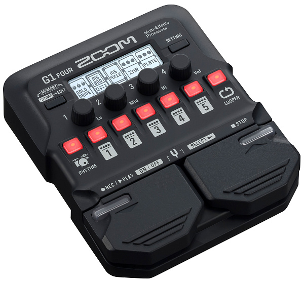 Zoom G1 FOUR - Гитарный процессор мультиэффектов
