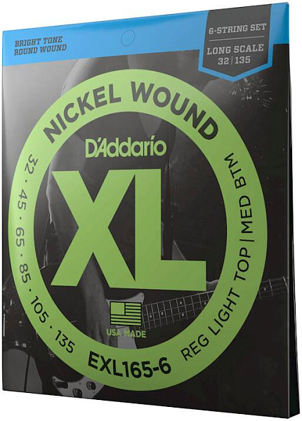 D'ADDARIO EXL165 6 - Струны для бас-гитары 6 струнной