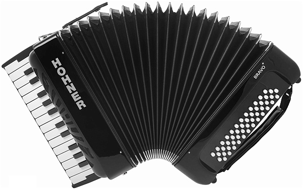 HOHNER Bravo I 49 F black - Аккордеон 1/2