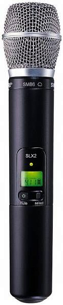 SHURE SLX2/SM86 L4E 638 - 662 MHz - Передатчик для радиосистемы