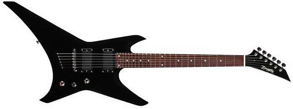 ZOMBIE JS-30WR/BK - электрогитара jackson warrior, корпус - индийский орех,...