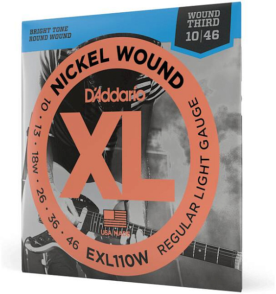 D'ADDARIO EXL110 W - Струны для электрогитары