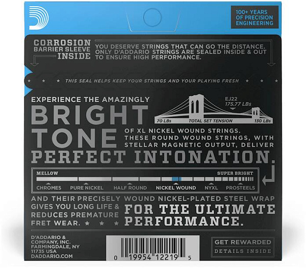 D'ADDARIO EJ22 - Струны для электрогитары
