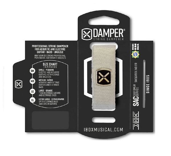DTLG19 Демпфер гитарный, большой, серый, IBOX
