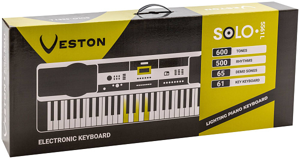 VESTON SOLO-5561 L - Синтезатор с подсветкой клавиш