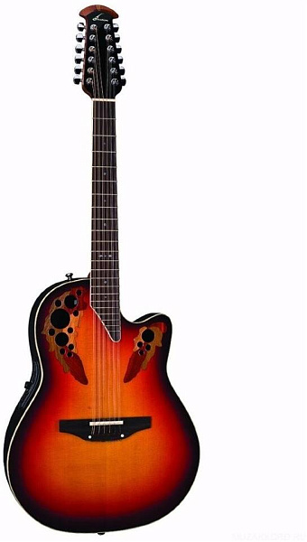 OVATION 2758AX-NEB Standard Elite 12-String Deep Contour Cutaway New England...