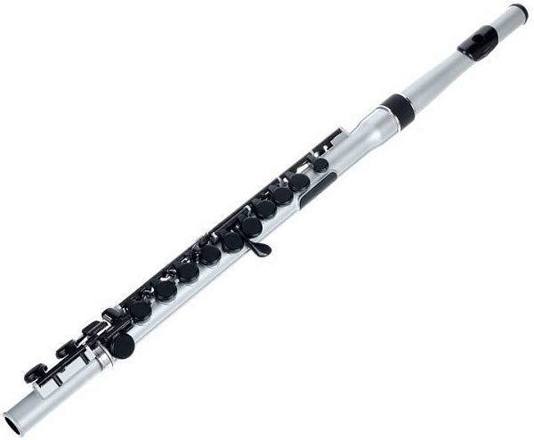 NUVO Student Flute - Silver/Black флейта, студенческая модель, материал...