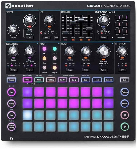 NOVATION Circuit MonoStation парафонический аналоговый синтезатор