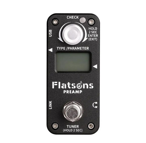 FPR1 Preamp black Педаль эффектов, Flatsons