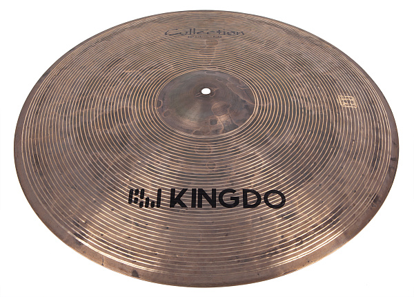 Комплект тарелок: Hi-Hat14" [COLLECTION EXTREME SET 14"+16"+20"] KINGDO [COLLECTION EXTREME SET 14"+16"+20"] Crash16",Ride20" натуральная поверхность, ручная работа, сплав В20