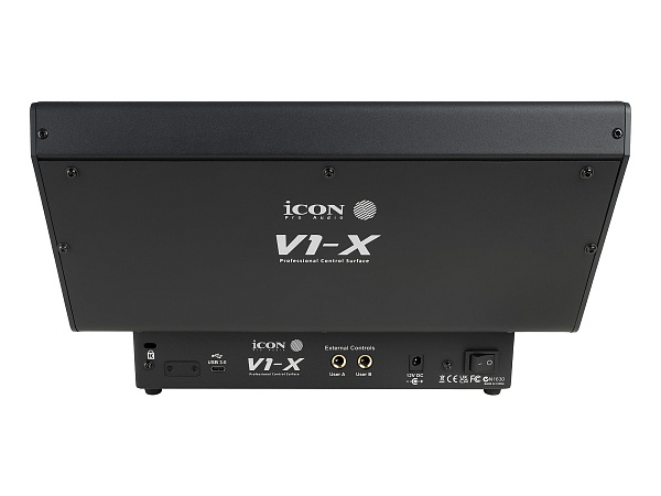 MIDI контроллер [110205A2021] Icon [V1-X] USB MIDI DAW модуль расширения для V1-M до 16, 32 и 64 каналов, 8 моторизованных фейдеров, 8 двухфункциональных энкодеров, LED-индикаторы, поддержка универсальных протоколов Mackie Control и HUI