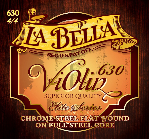 630-4/4 Комплект струн для скрипки La Bella