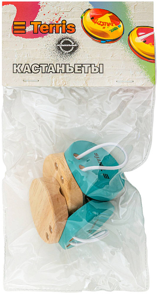TERRIS CNT-MWC lake blue - Кастаньеты деревянные