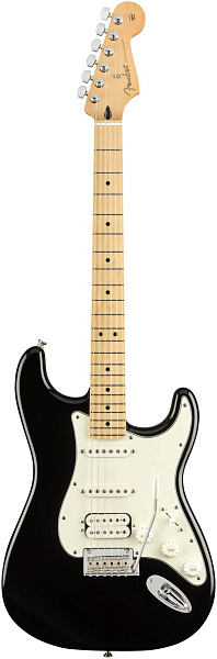 FENDER PLAYER STRAT HSS MN BLK Электрогитара, цвет черный