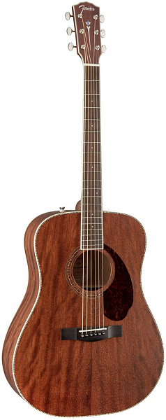 FENDER PM-1 Dreadnought All Mahogany with Case, Natural OV Акустическая...