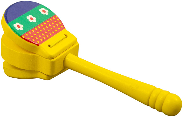 BEE DF301 Yellow - Кастаньеты на ручке